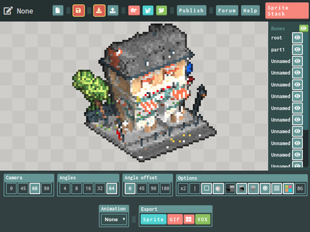 Screenshot z SpriteStack Screenshot z SpriteStack