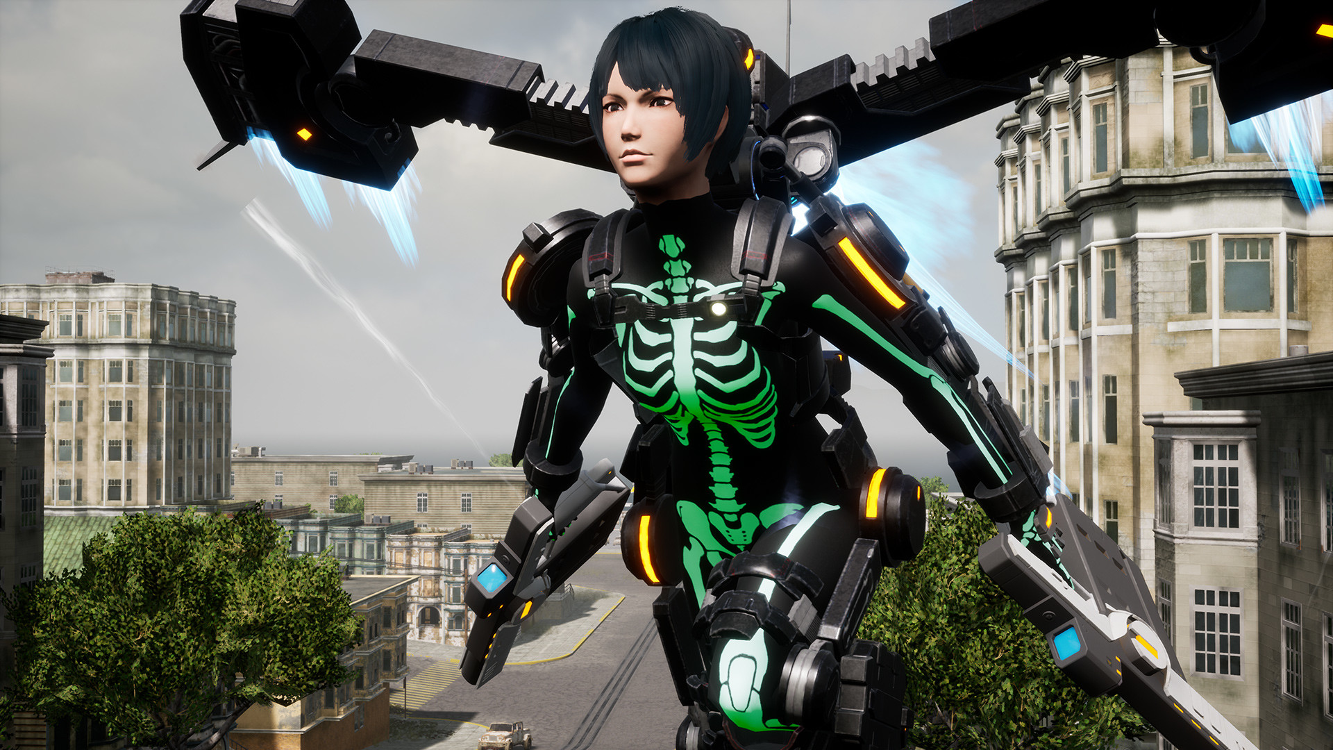 EARTH DEFENSE FORCE: IRON RAIN - Creation parts: Skeleton Costume Bundle Featured Screenshot #1