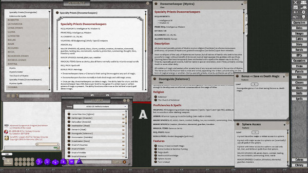 Fantasy Grounds - D&D Classics: Faiths & Avatars (2e)