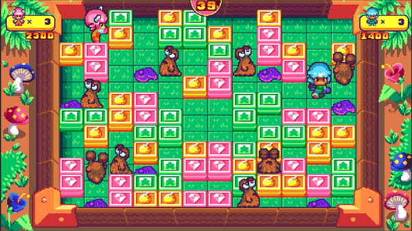 Pushy and Pully in Blockland.