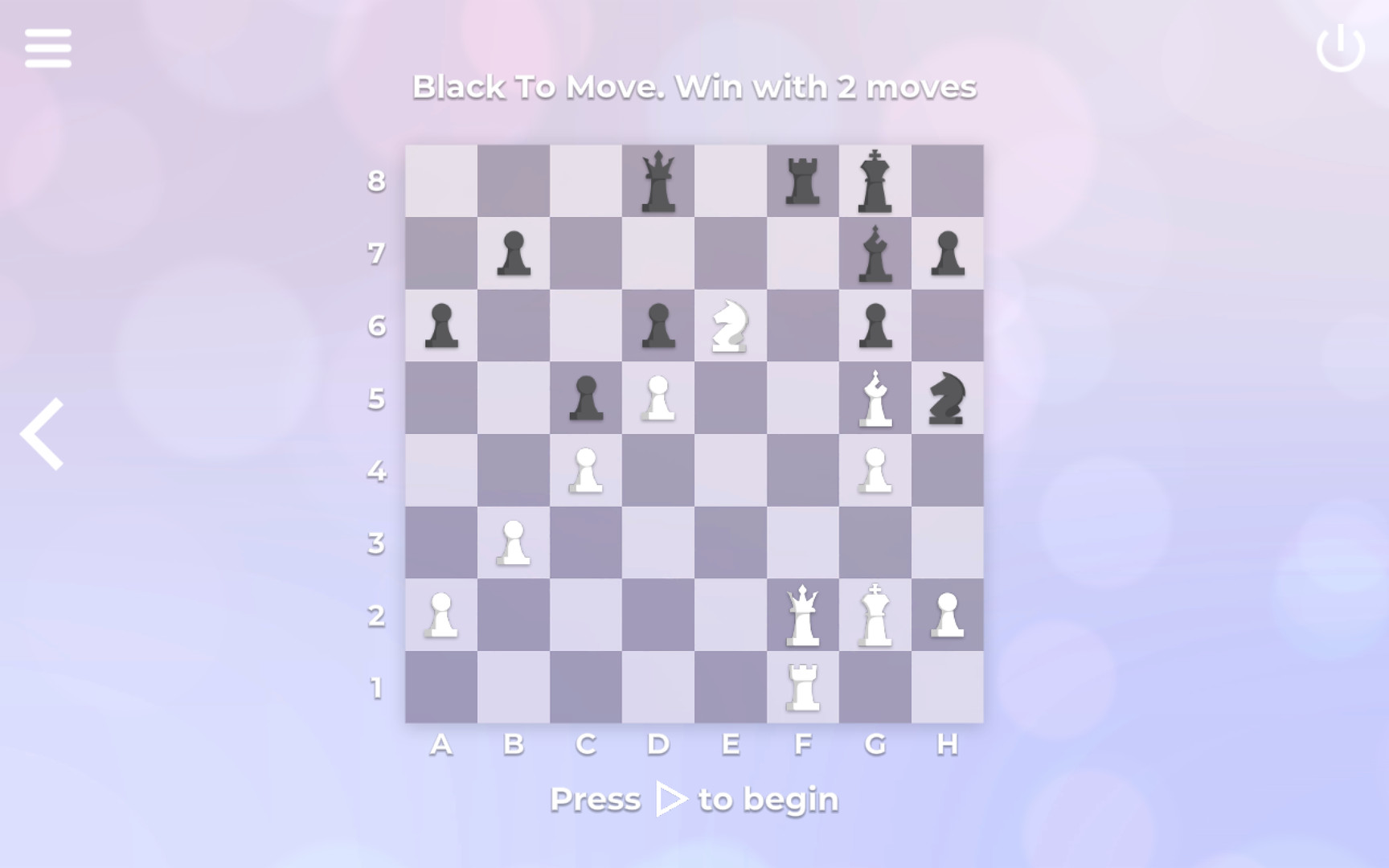 screenshot of Zen Chess: Blindfold Masters 4