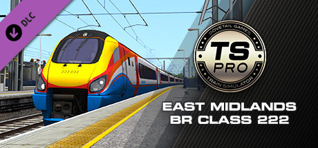 Train Simulator: East Midlands BR Class 222 DEMU Add-On banner image