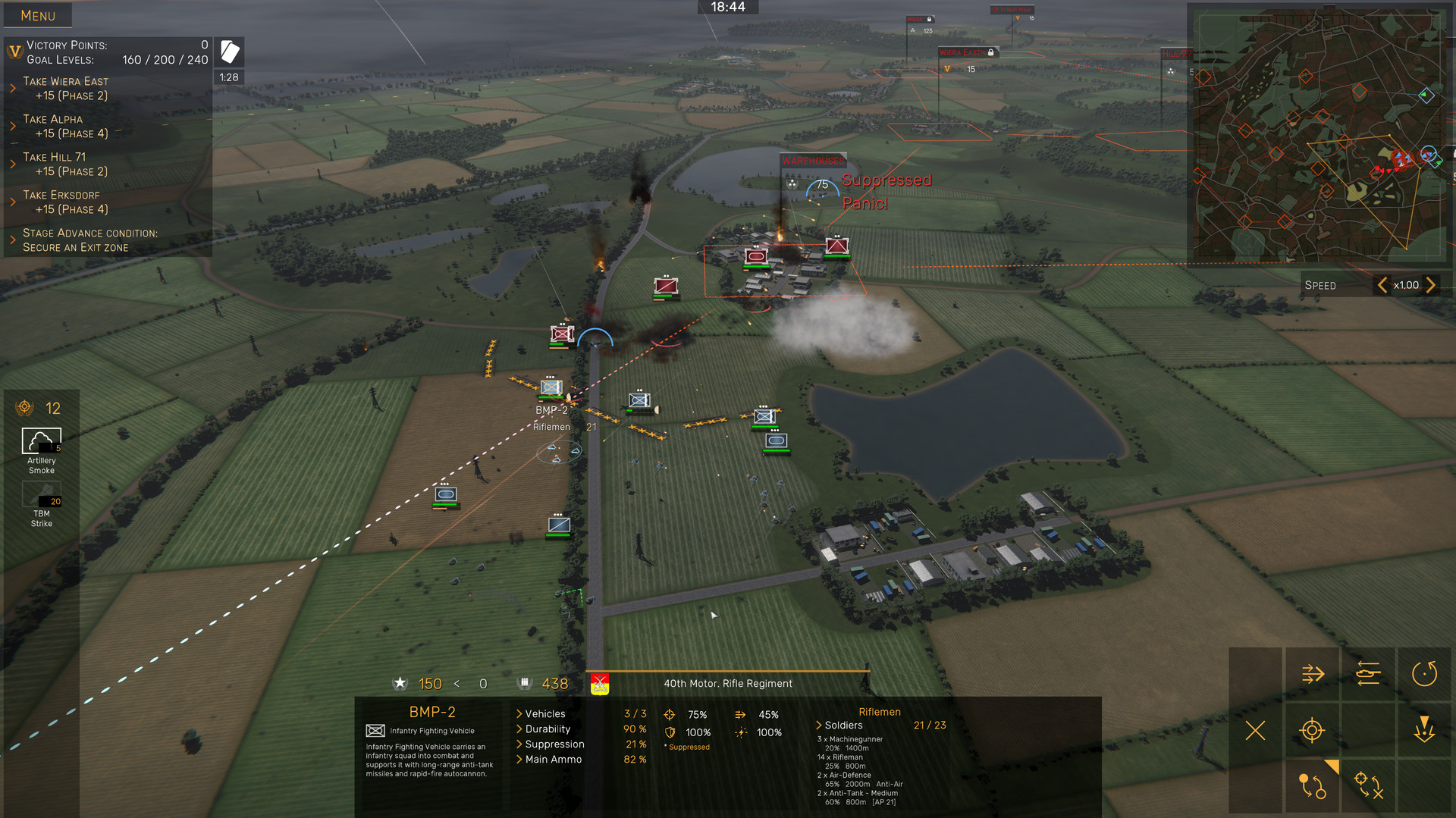 screenshot of Regiments 12