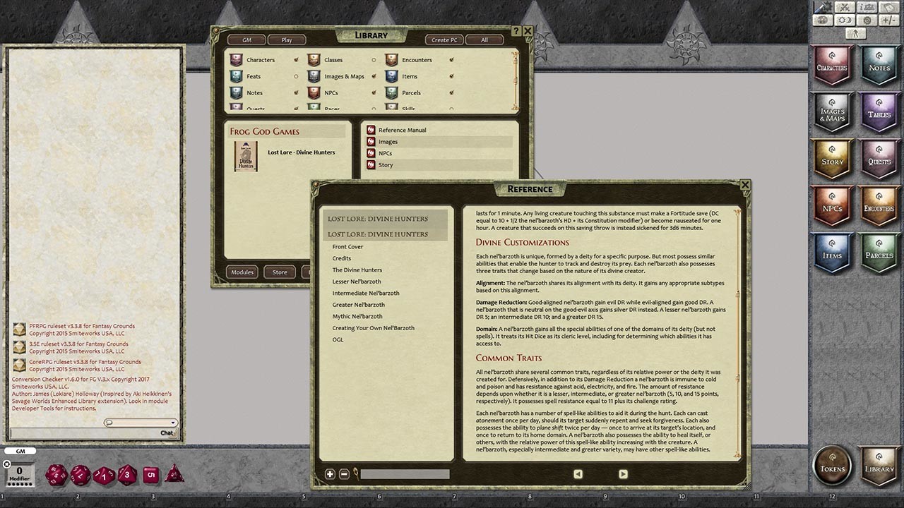 Fantasy Grounds - Lost Lore: Divine Hunters (PFRPG) screenshot 4