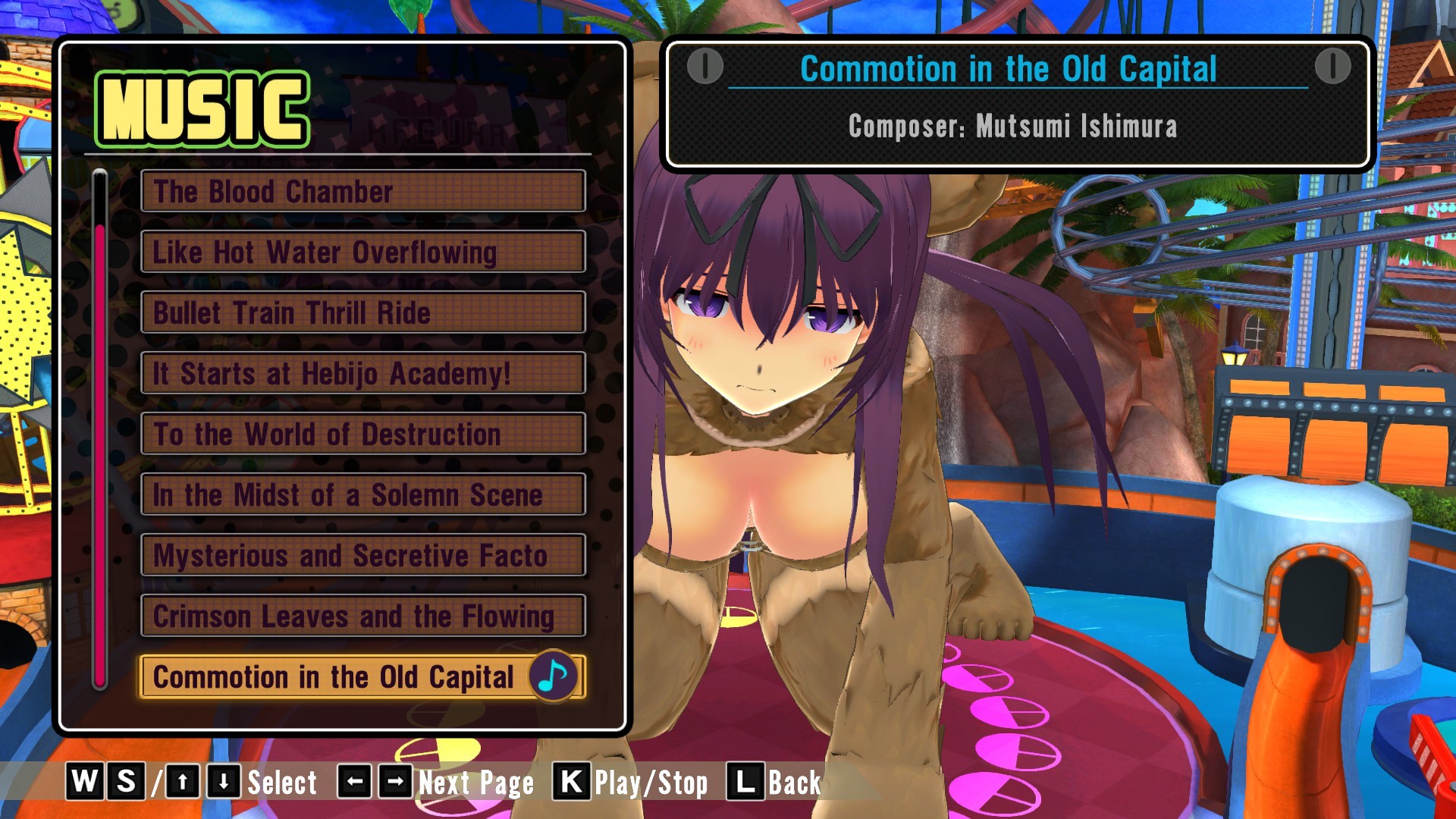 SENRAN KAGURA Peach Ball - SENRAN KAGURA DC Stage BGM Featured Screenshot #1