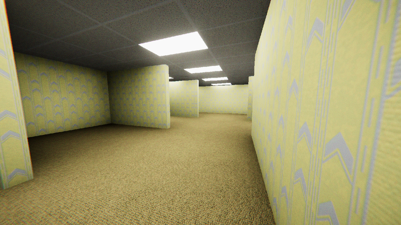 #5. The Backrooms Game FREE Edition (Steam) Podle: Pie On A Plate Productions