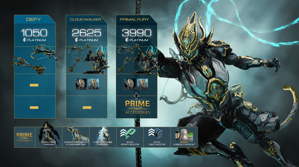 Warframe Wukong Prime Access: Accessories Pack