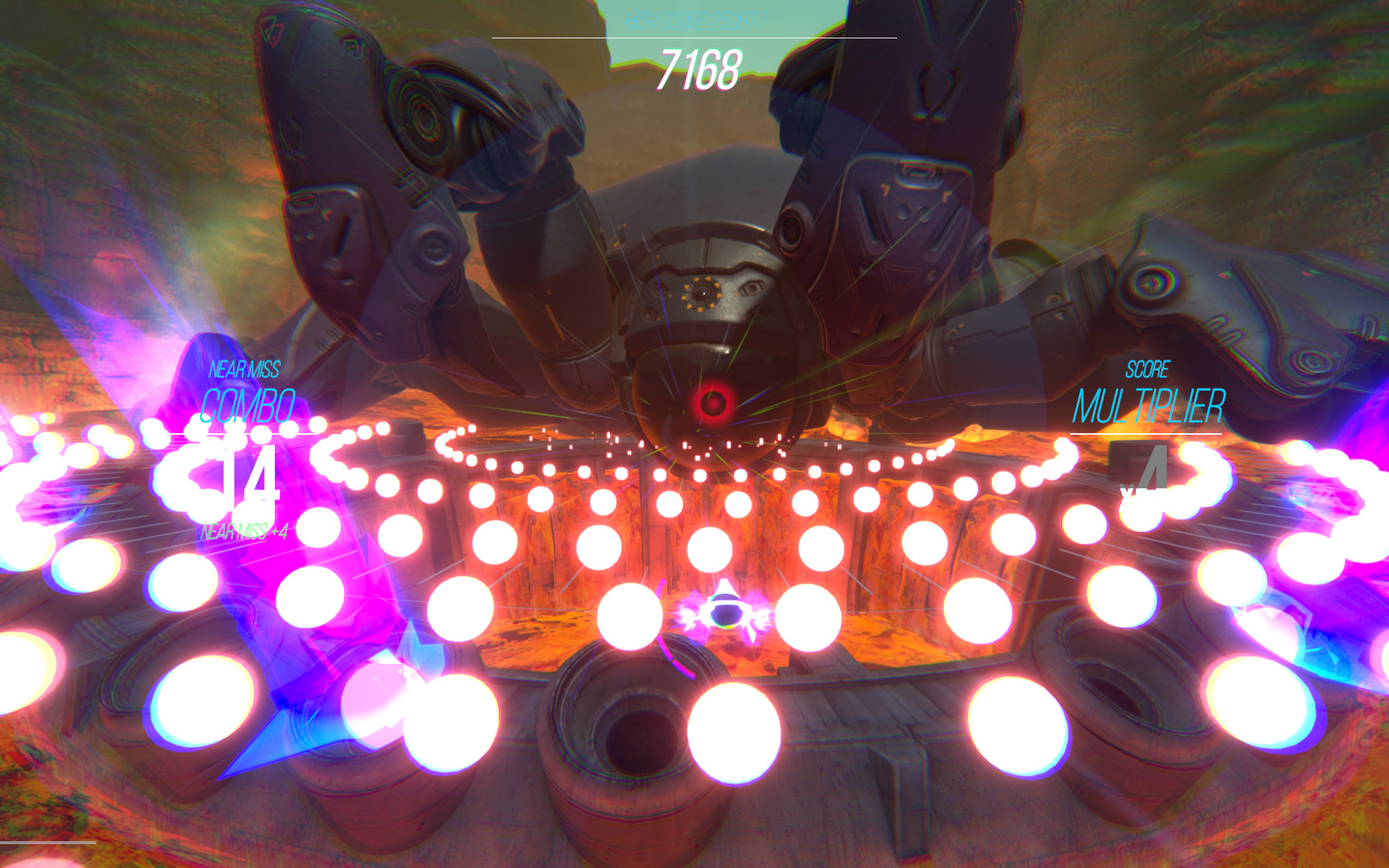 #1. HyperCore : Rhythm Bullet Hell (Steam) โดย: Gameinaframe