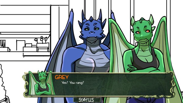 Furries & Scalies: Super Scary Halloween Spooky Times: Black & White.