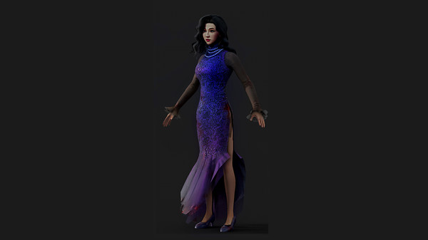 灵魂筹码 - 安琪星辰夜幕礼服 Soul at Stake - "Glad You Came" Angie's Dress