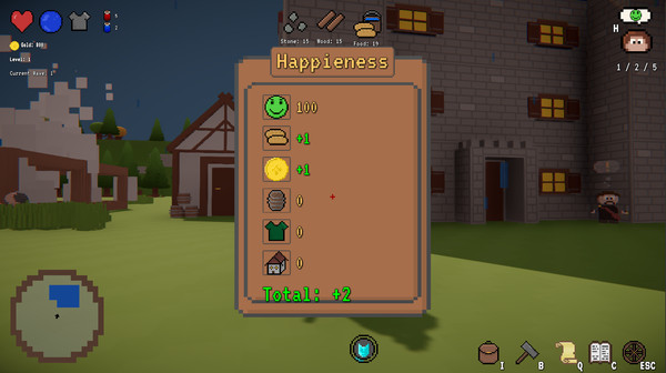 Screenshot z Voxel Crusade