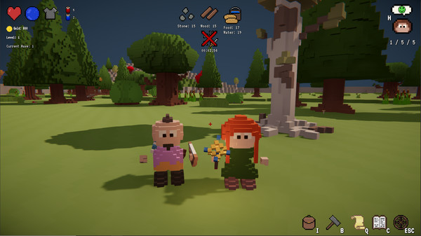 Screenshot z Voxel Crusade