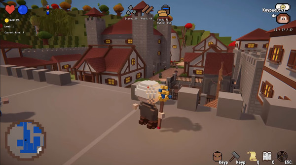 Screenshot z Voxel Crusade