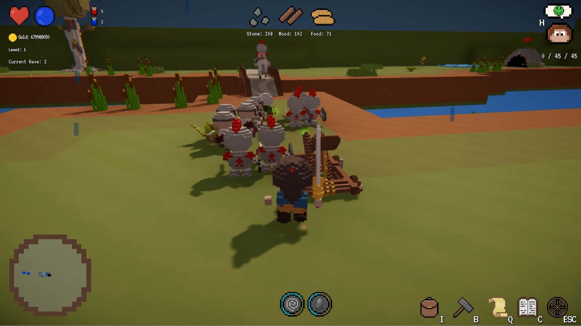 #6. Voxel Crusade (Steam) By: GamingPugsStudios