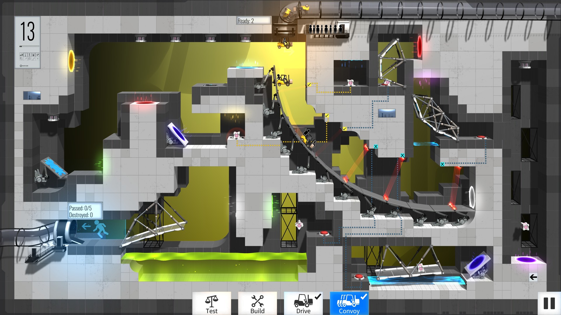 Bridge Constructor Portal - Portal Proficiency Featured Screenshot #1