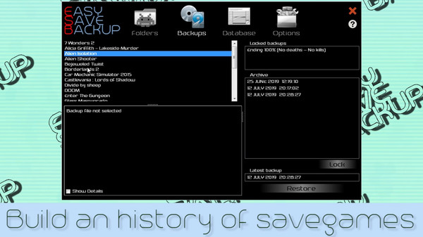 Screenshot z EasySave Backup Screenshot z EasySave Backup