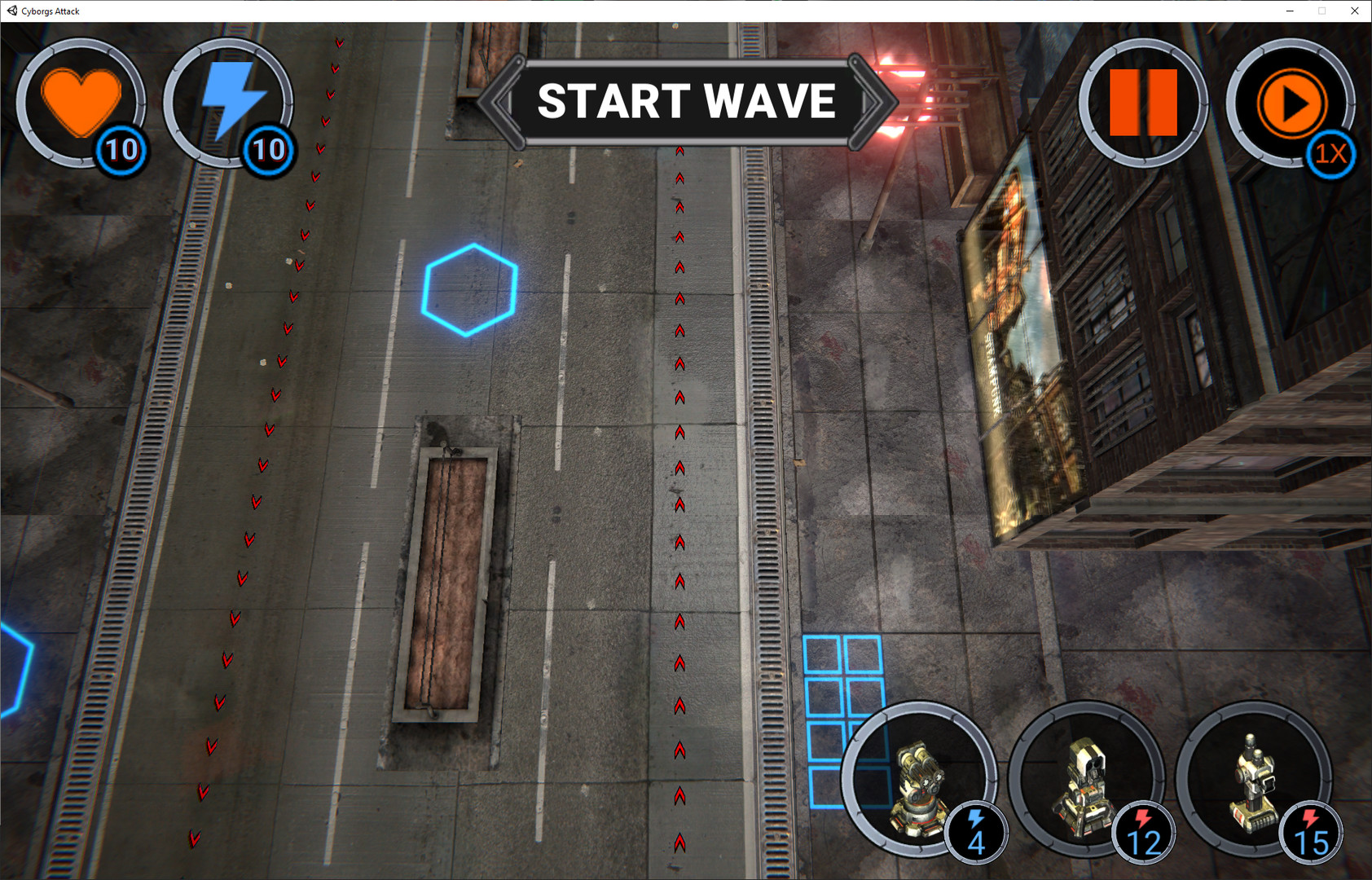 #3. Cyborgs Attack (Steam) 由: Jonathan B Wood