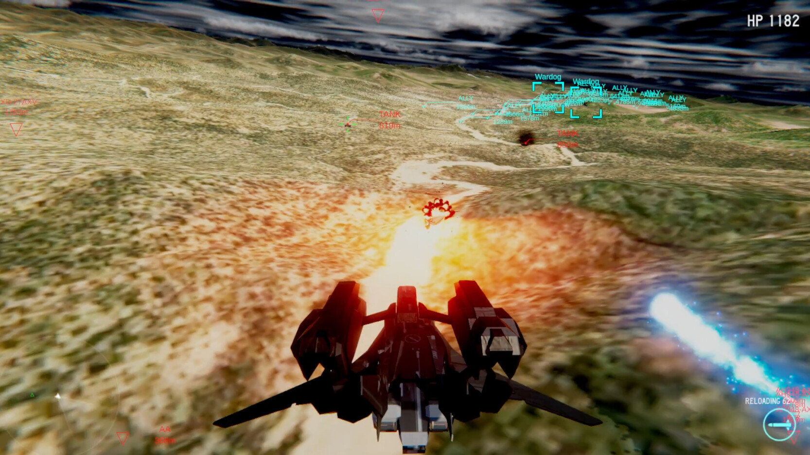 screenshot of Air Combat MF 9