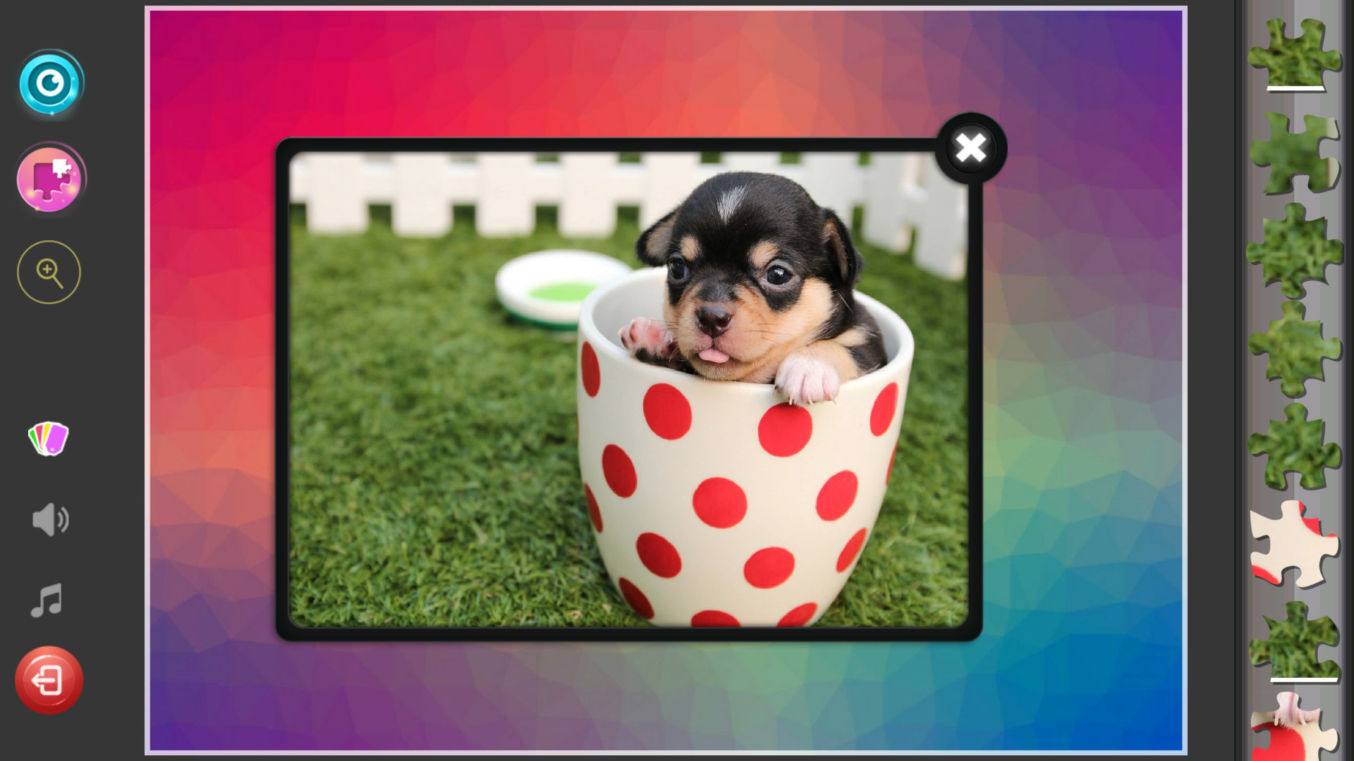 Puppy - Classic Jigsaw Puzzles Featured Screenshot #1