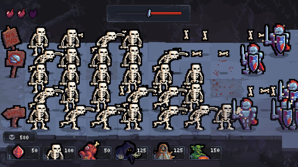 Screenshot z Mostly Intense Monster Defense