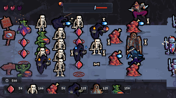 Screenshot z Mostly Intense Monster Defense