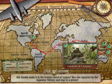 Screenshot z Unsolved Mystery Club: Amelia Earhart Screenshot z Unsolved Mystery Club: Amelia Earhart