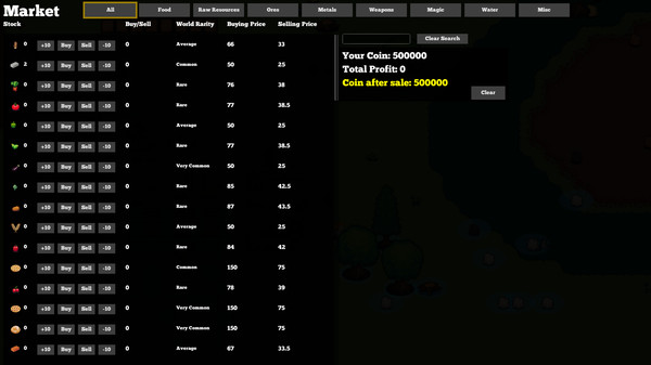 Screenshot z WizardCraft Colonies