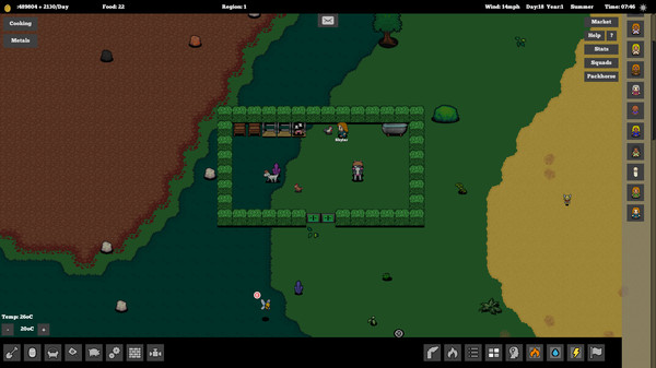 Screenshot z WizardCraft Colonies