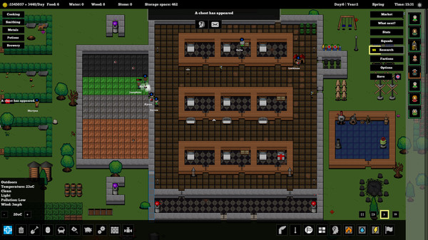 Screenshot z WizardCraft Colonies