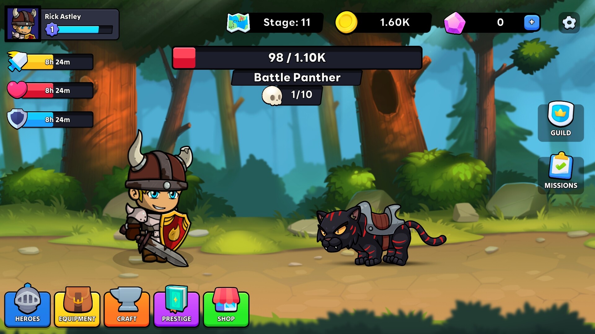 #3. Idle Adventurer (Steam) 由: Vexed Games