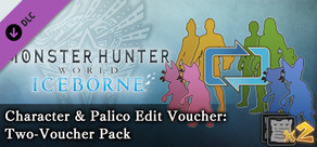Monster Hunter: World - Character & Palico Edit Voucher: Two-Voucher Pack