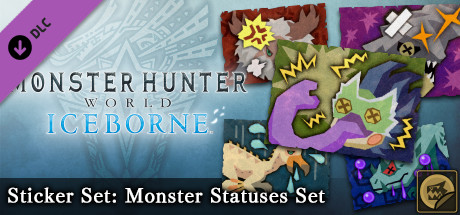 Monster Hunter: World - Sticker Set: Monster Statuses Set banner image