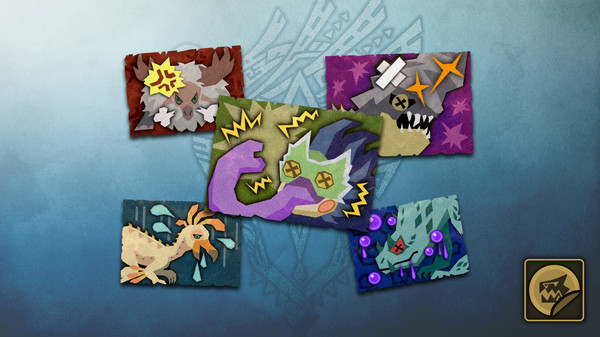 Monster Hunter: World - Sticker Set: Monster Statuses Set