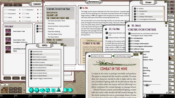 Fantasy Grounds - Down Darker Trails (CoC7E)