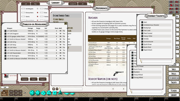 Fantasy Grounds - Down Darker Trails (CoC7E) screenshot 8