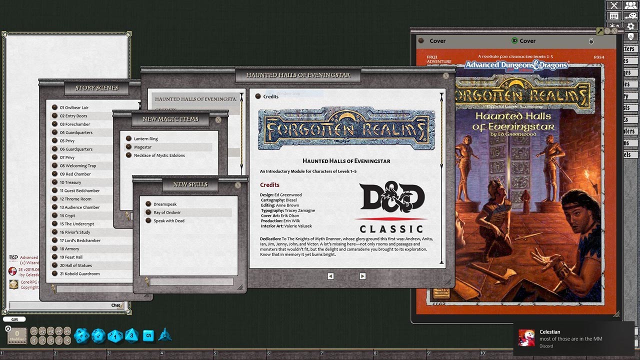 Fantasy Grounds - D&D Classics: FRQ1 Haunted Halls of Eveningstar (2E) screenshot 1