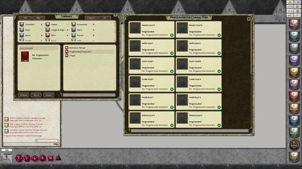 Fantasy Grounds - Rappan Athuk – Pregenerated Characters (PFRPG)