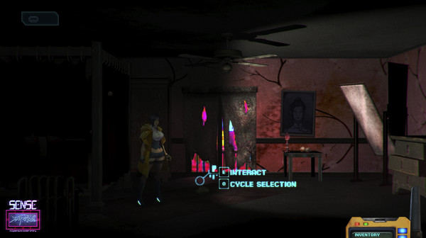 Screenshot z Sense - 不祥的预感: A Cyberpunk Ghost Story
