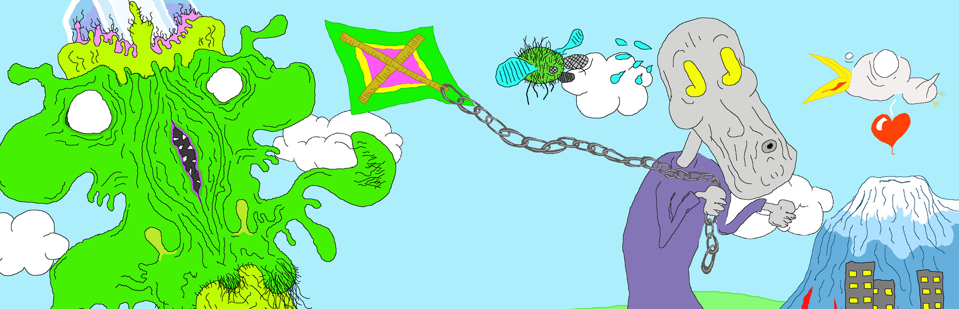 Kaiju Kite Attack