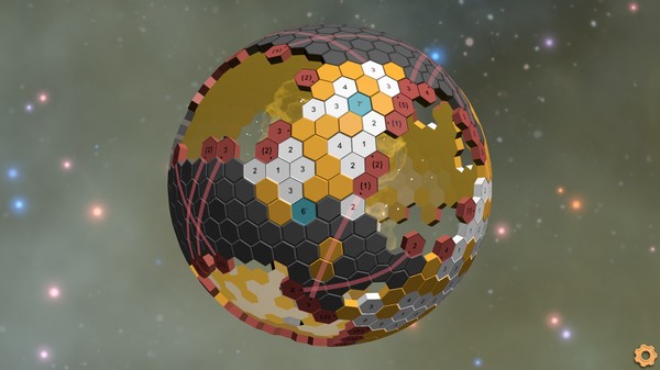 Screenshot z Globesweeper: Hex Puzzler