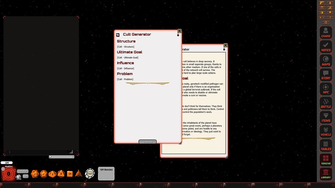 Fantasy Grounds - The Dark Creed: Cultists (Savage Worlds) screenshot 3