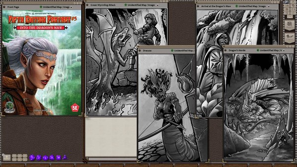 Fantasy Grounds - Fifth Edition Fantasy #5: Into the Dragon's Maw (5E)