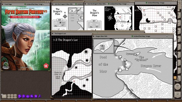 Fantasy Grounds - Fifth Edition Fantasy #5: Into the Dragon's Maw (5E)
