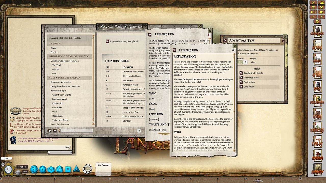 Fantasy Grounds - Lankhmar: Savage Foes of Nehwon (Savage Worlds) screenshot 2