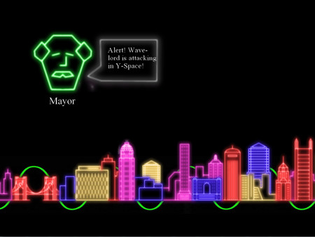 Screenshot z Sine Wave City