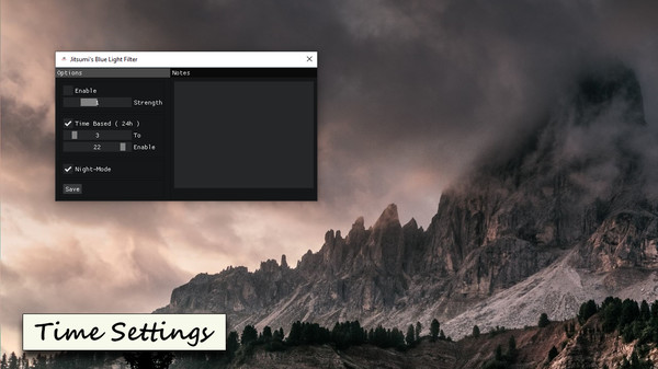 Screenshot z Jitsumi's Blue-Light Filter Screenshot z Jitsumi's Blue-Light Filter