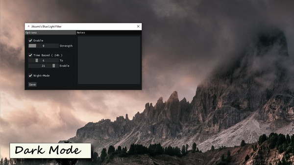 Screenshot z Jitsumi's Blue-Light Filter Screenshot z Jitsumi's Blue-Light Filter