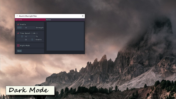 Screenshot z Jitsumi's Blue-Light Filter Screenshot z Jitsumi's Blue-Light Filter