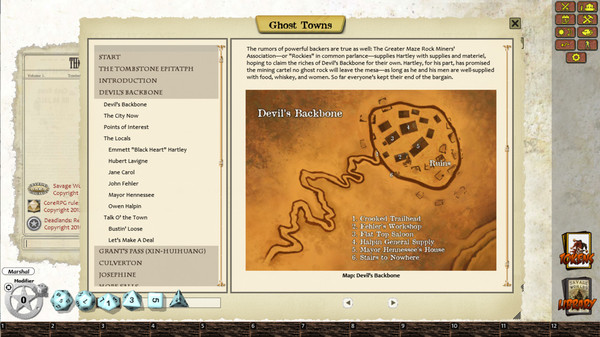 Fantasy Grounds - Deadlands Reloaded: Ghost Towns (Savage Worlds)