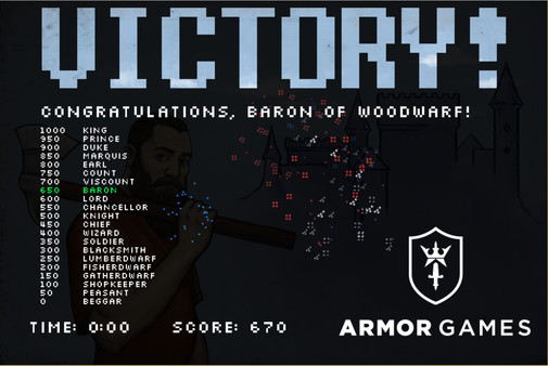 Screenshot z Castle Woodwarf